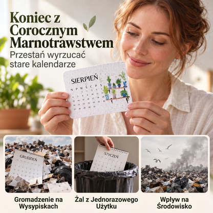 2027-es naptár elültethető magokkal, tartóállvánnyal együtt🎃