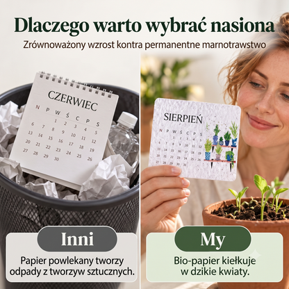 2027-es naptár elültethető magokkal, tartóállvánnyal együtt🎃