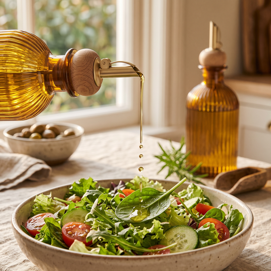 Cuisorb® Fluted High-Borosilicate Glass Oil & Vinegar Dispenser Set